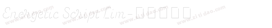 Energetic Script Lim字体转换
